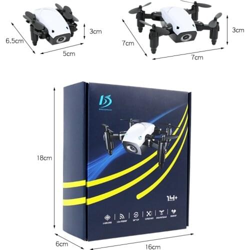 HOT RC S9HW Mini Drone With Camera HD S9 No Camera Foldable RC Quadcopter Altitude Hold Helicopter WiFi FPV Micro Pocket Drone