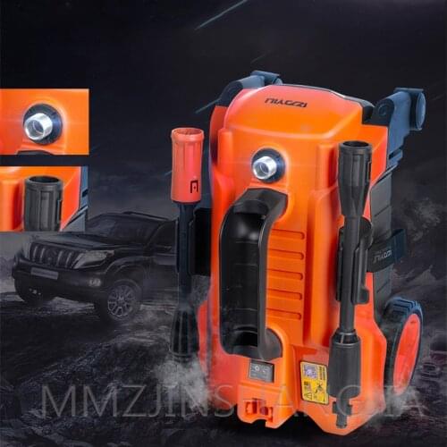 220V High Pressure Washer Electric High Pressure Car Washer Multi-Function 1400W High Power Cleaning Tool
