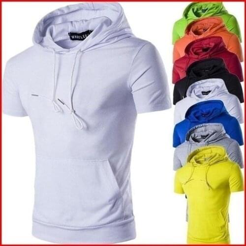 ZOGAA Mens short sleeve sweater