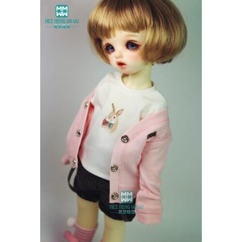 BJD doll clothes for 1/3 1/4 1/6 BJD doll fashion qualities print T-shirt Multiple patterns