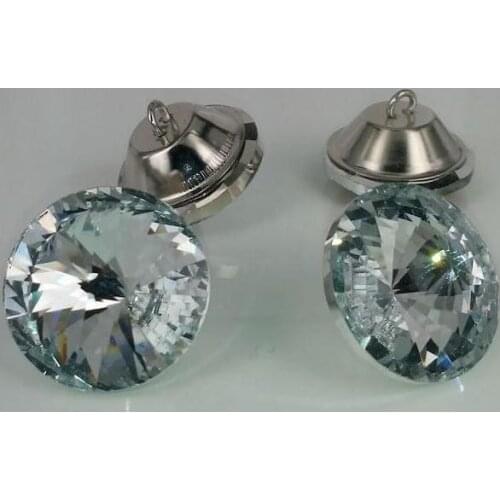 Wholesales 20mm 500pcs/lot satellite stone Crystal Buttons Sofa Bed Clear Upholstery Headboard Buttons Soft bag buckles