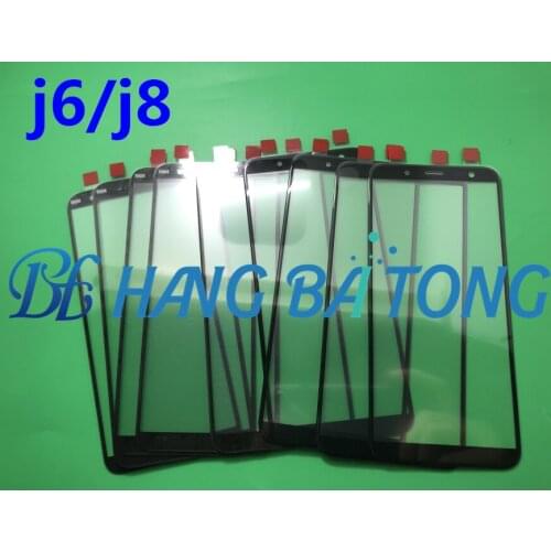 50pcs/lot Original Front LCD touch screen outer glass lens replacement for samsung galaxy J6 J600 J600F J8 J810 J810F
