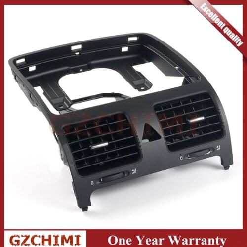 1K0819728F Front Central Dashboard Air Outlet Vent Black for VW Jetta Golf 5 MK5 Rabbit