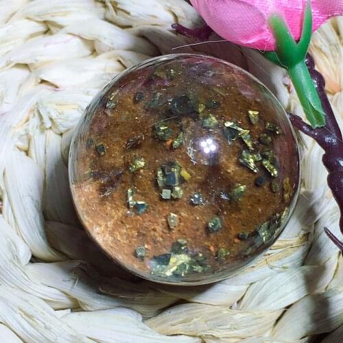 Garden pyrite sphere