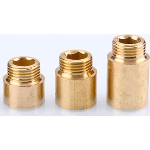 1/2" BSP Female to Male Thread Extension Pipe Fitting Joint Connector Adapter