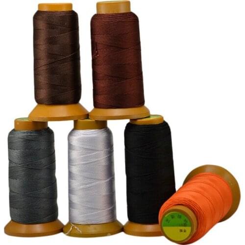 High Quality Polyamide Cord 1mm Sewing Thread DIY Rope Silk Beading String Polyester Braided Cord for Bracelet Making 200 Meters