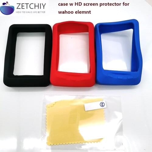Wahoo elemnt protective case Silicone protective Cover elemnt Compatible with GPS bicycle computer protection screen protector