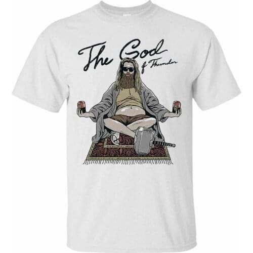 The God of Thunder Thor Funny T-Shirt 2019 Beer Belly Endgame MenS White Newest Printed Men Homme Summer Make T Shirts