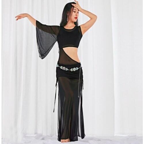 New Oriental Dance Suits Dress sexy Belly Dance Clothing Set Professional Stage Show Skirt Belly Dance Wears