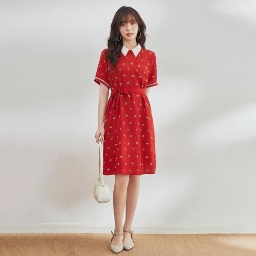 2021 LAG strawberry dress black dress maxi dress women clothing