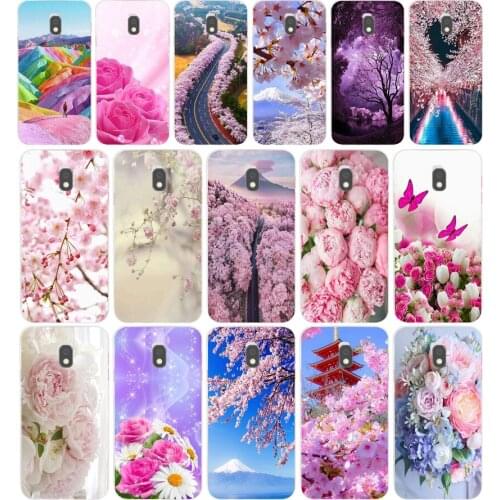 09AA Fuji cherry blossom gift Soft Silicone Tpu Cover phone Case for Samsung Galaxy J2 J4 Prime J6 Plus J7 2016 2017 case