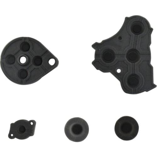 1set Rubber silicon button conductive adhesive buttons Pad Button D-Pad for NGC game gamepad controlller