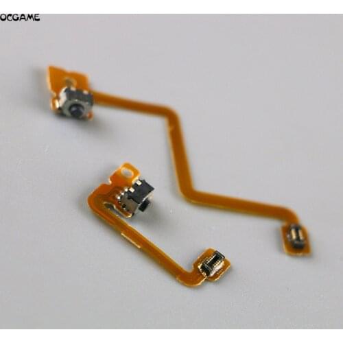 OCGAME 10sets/lot high quality replacement parts L R Button Cable LR Switch Flat Cable LR Cable For 3DS