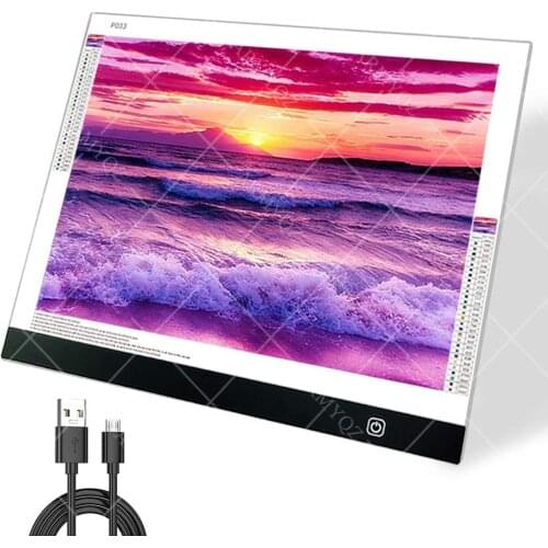 Diamond Painting USB Led Light Box A5/A4/A3 Led Drawing Tablet Digital Graphics Electronic Super-Thin 5d Diy Art Light Pad Board