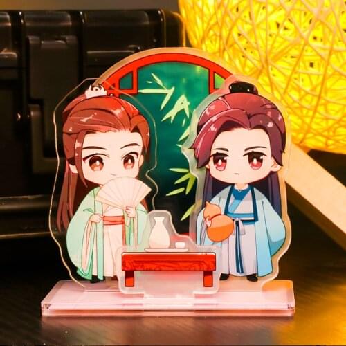 Anime Game WORD OF HONOR Dou Jun Zhou Zishu Acrylic Stand Figure Double-Side Model Plate Cosplay Cartoon Desk Decor Xmas Gifts