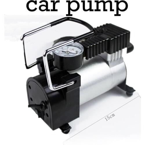 Car Inflatable Pump Air Pumps Compressor for Bicycle Car Motor Equipped Accurate Pressure Gauge 100 PSI