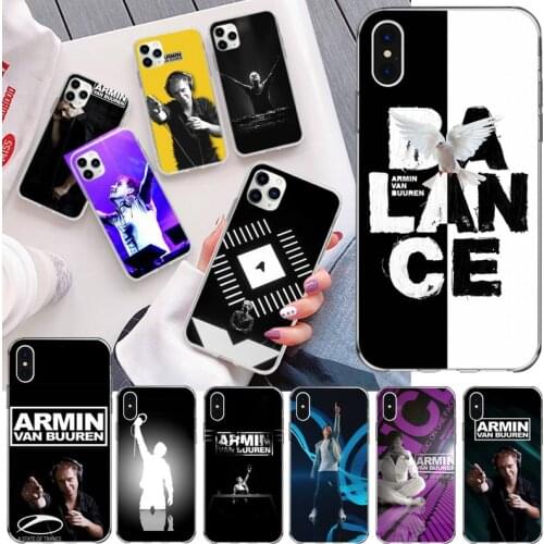 Armin van Buuren Phone Case For iphone 12 11 Pro Max Mini XS Max 8 7 6 6S Plus X 5S SE 2020 XR Silicone Soft Cover