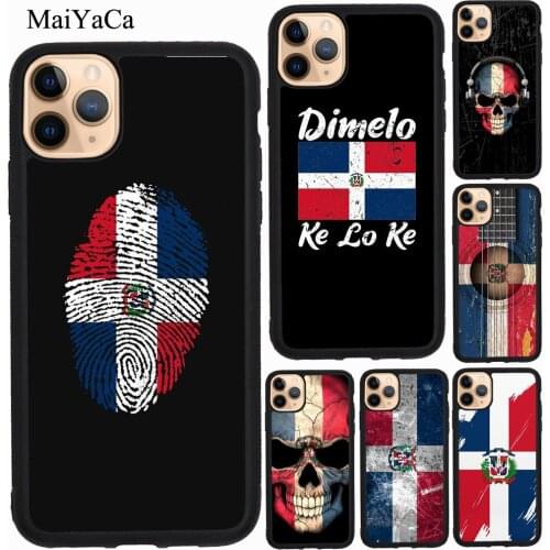 MaiYaCa Flag of Dominican Republic Case For iPhone 11 Pro Max 12 Pro Max mini XS X XR SE 2020 6S 7 8 Plus Fundas