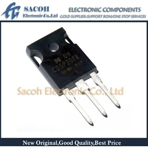 Free Shipping 10Pcs C25P20FR C25P30FR C25P40FR TO-247 25A 200V/300V/400V Anode Common Ultra Fast Recovery Diode