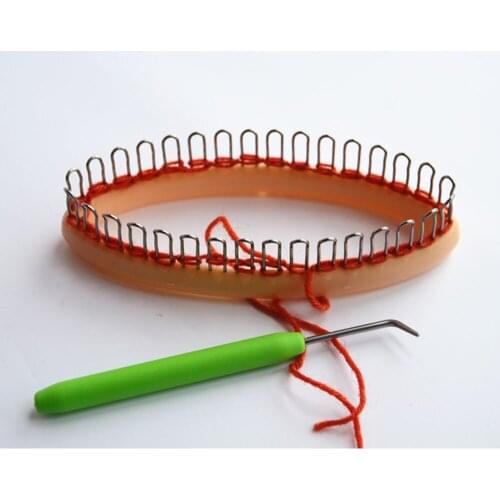 Diy Woven Socks, Scarves And Hats, Semi-Automatic Knitter, Ergonomic Rubber Crochet Hook, Smooth Feel, Easy To Operate JU0093