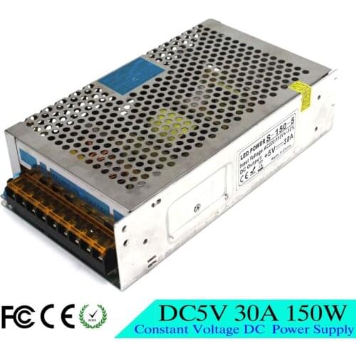 DC Power Driver 150w 5V 30A power supply unit transformer 110v 220v ac dc converter for led strip display screen lamp cnc cctv