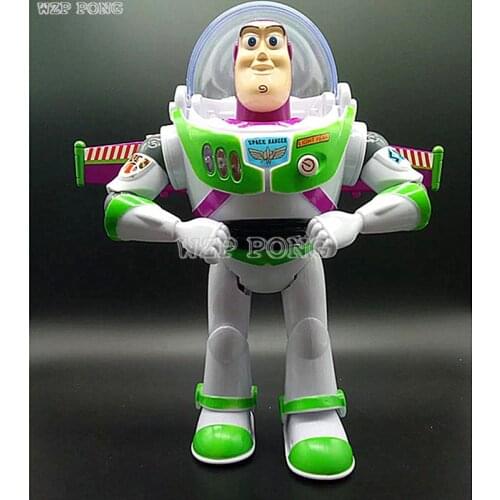 Hasbro Toy Story 5 Anime Buzz Lightyear Figure Toys Lights Voices Speak Joint Movable with Wings Action Figures Children Gift