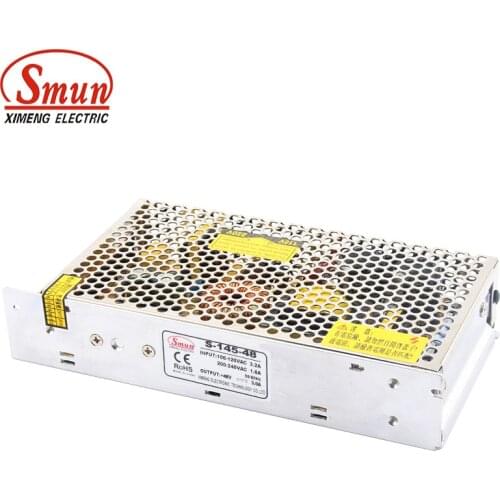 SMUN S-145-48 High Quality 145W 48V 3A Switch Switching Power Supply For CCTV Camera For Security System