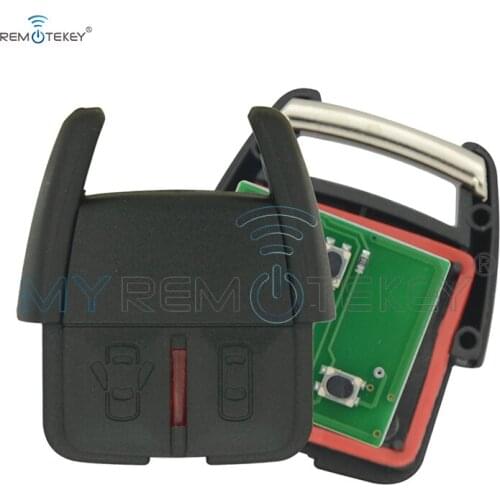 Remtekey 2000 2001 2002 2003 2004 for Opel Vauxhall Holden Astra G Zafira A car key 93176615 fob 2 button 433Mhz remote key