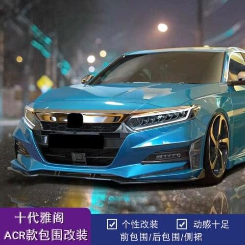 Suit For 2018-21 Hondas Generation Accord Acr Modified Large Surround Bar Front Shovel Rear Lip Wrap Angle