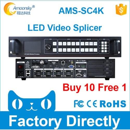 Led video display controller led video display controller vga like novastar J6 video processor for transparent giant display