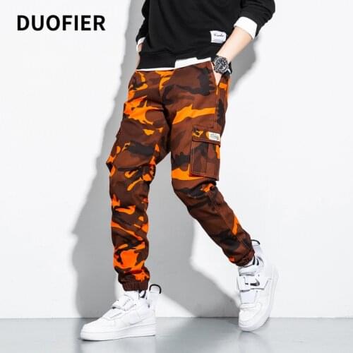 2021 Autumn New Mens Casual Pants Camouflage Cargo Pants Male Cotton Loose Streetwear Multi-pocket Trouers Plus Size 6XL 7XL 8XL