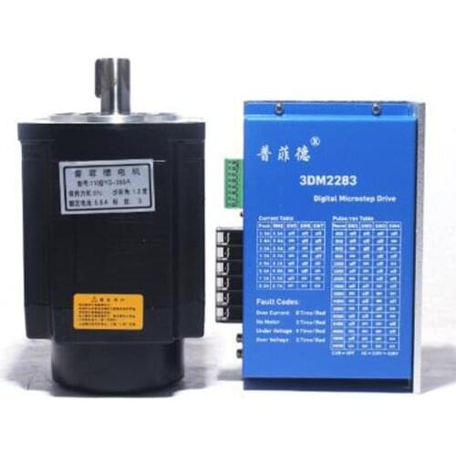 110 three-phase stepper motor set 16N.M 20N.M 110BYG350C 110BYG350D high torque motor + 3DM2283 driver 220V