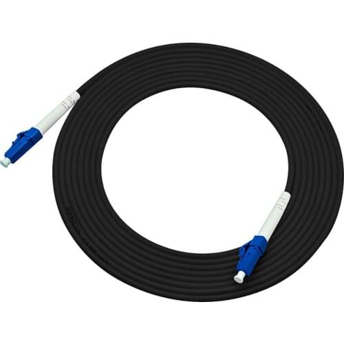 16FT Outdoor Armored 5Meters LC-LC Simplex 9/125 OS1 Single-mode Fiber Optic Cable Patch Cord Jumper LC to LC LC/PC-LC/PC