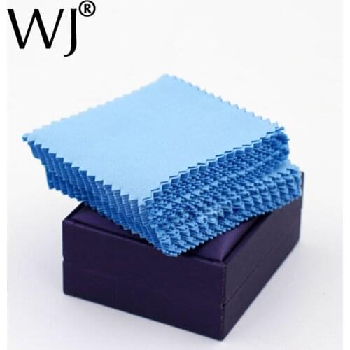 Wholesale 200pcs/lot UltraSoft Jewelry Cleaning Polishing Cloth Brass Polisher Silver Gold Cleaner Double Velvet Dry Polish Care