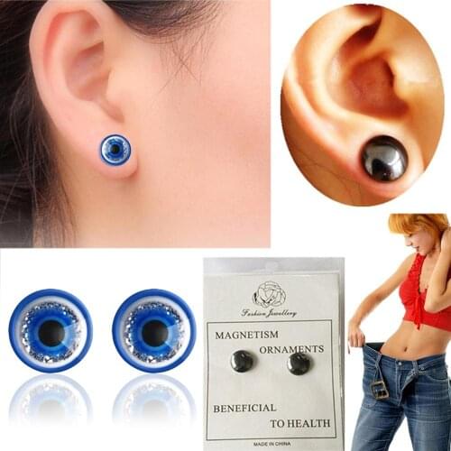 Lose Weight Magnetic Slimming Earring Ear Magnetic Slim Patch Ear Stud Earring Acupoint Massage Unisex Slimming Patch