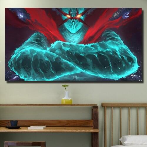 QKART Modern Canvas Oil Painting Gurren Lagann Portrait Wall Art for Party Living Room Bedroom no Framed