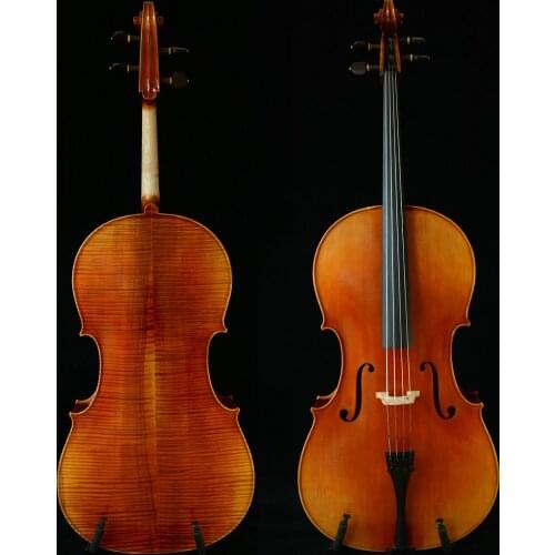 ACTUAL PHOTO Interesting Cello Interesting Flame Back Interesting Sound Stradivari Cello