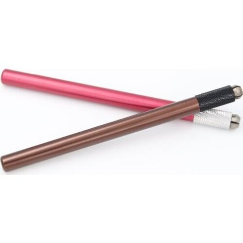 2 colors High quality stainless steel microblading eyebrow caneta pen for sale