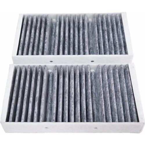 Cabin Filter A1668300318 2 Pcs For Mercedes GLE-CLASS W166/ GLE Coupe C292/GLS X166/ 2015-2019 Model Car Built in Carbon Fiilter
