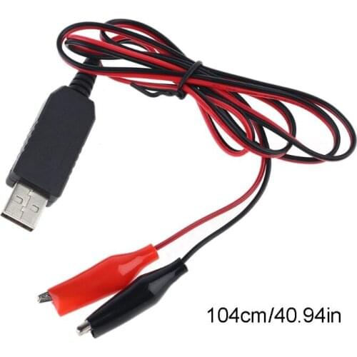 Replace 2x AA AAA Battery Eliminator USB 5V to 3V Step-down Cable for Radio Toy