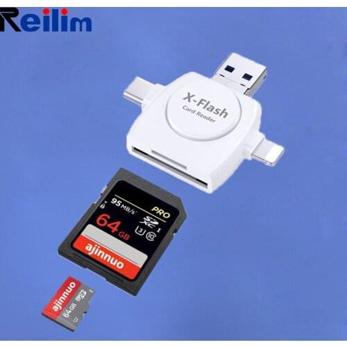USB OTG card Adapter For iPhone Andriod USB C SD TF Card reader smartphone computer Converter Mobile Phone PC Computer