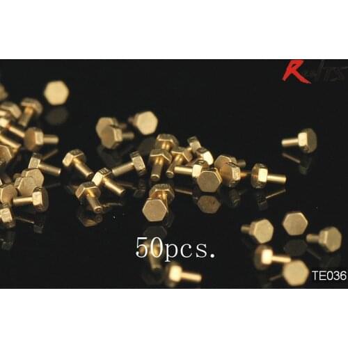 RealTS Voyager MODEL 1/35 TE036 Turned metal bolts pattern 2 (M0.5X1)50pcs. (For All)