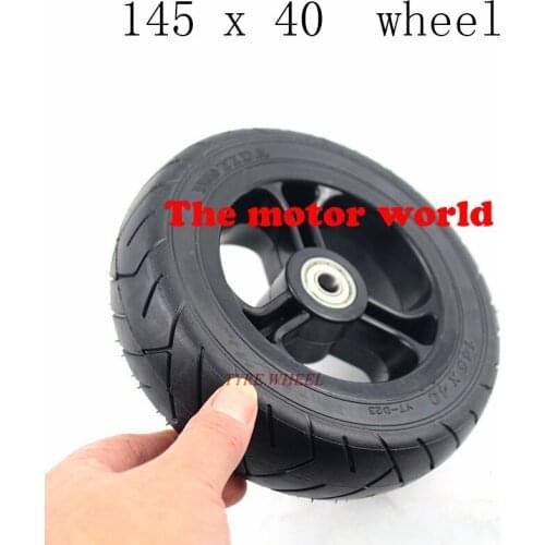 High quality 6 inch solid wheel 145X40 solid tire 145*40 tire fits for electric scooter Childrens trolley gas scooter