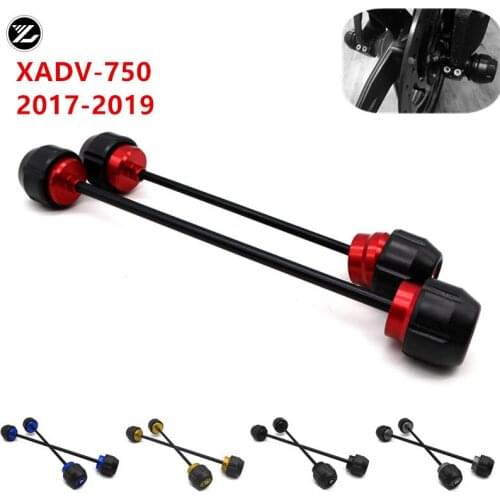 X ADV Front&Rear Wheel Axle Fork Sliders Crash Protector Shock Absorber Falling Protection for Honda XADV X-ADV 750 2017 2018