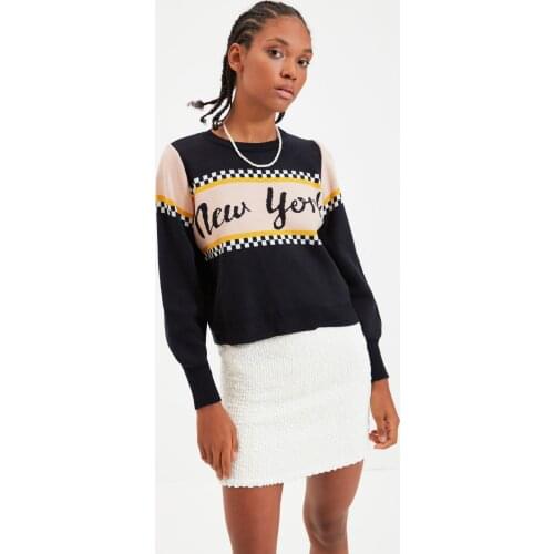Trendyol Jacquard Knitwear Sweater TWOAW22KZ1359