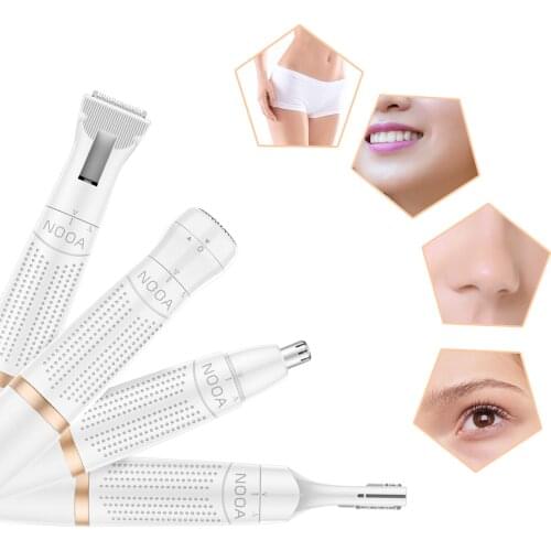 1228 women body trimmer for nose painless hair removal shaving eyebrow nose ear bikini trimmer for intimate areas female shaver