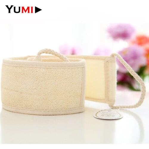 1pc Natural Loofah Massage Sponge Shower Body Cleaning Tool Long Toiletries Scrubber Ponge Brush Pad Towel Horniness Remover