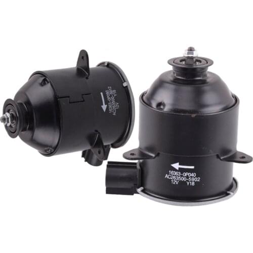 CAPQX 2PCS Auto Electric Cooling Fan Motor 16363-0P050 16363-0P040 FOR REIZ GRX12 GRX13 3GRFE 5GRFE 2005 - 2013