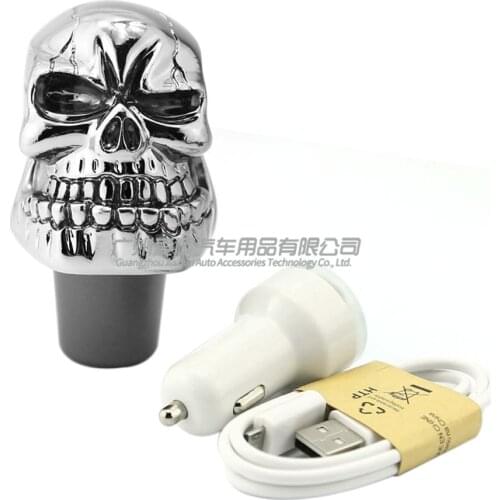 2021 Suitable For Tooth Big Ghost with Lamp Transparent Resin Holder Personality Led Induction Luminous Crystal Touch Wave Sti H