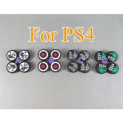 4pcs FOR PS4 4 in 1 Protective Silicone Analog Caps Thumb Stick Grips Cover Gamepad For Switch Pro Xbox360 one PS3 Controller